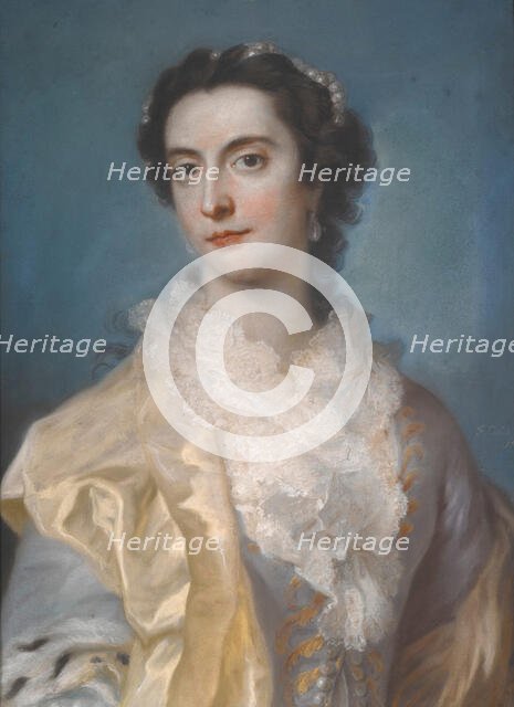 Portrait of a Lady, c1750-1770. Creator: Francis Cotes.
