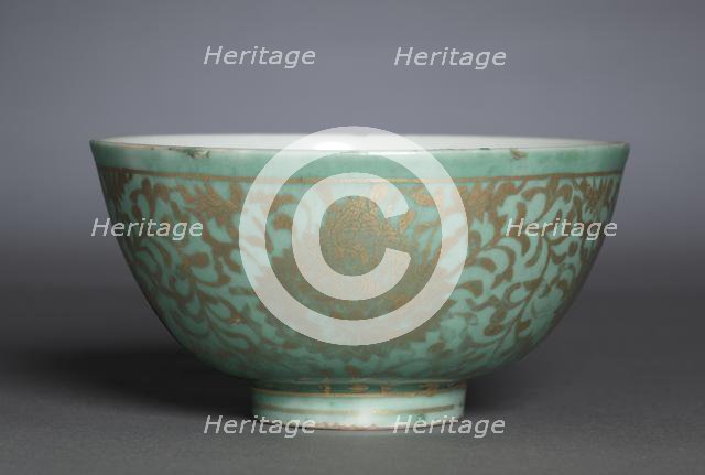 Bowl with Lotus Scrolls, 16th Century. Creator: Unknown.