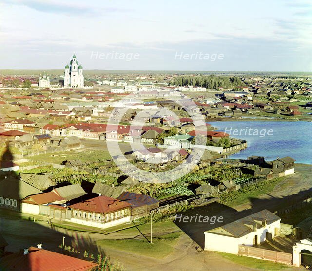 View of Kasli, 1910. Creator: Sergey Mikhaylovich Prokudin-Gorsky.