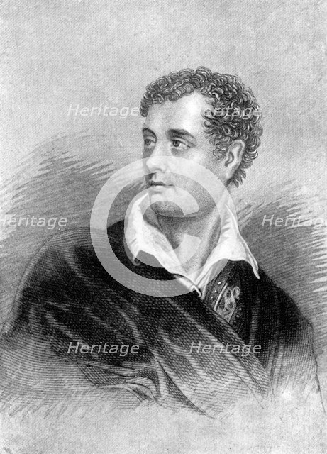 Lord Byron, Anglo-Scottish poet, (1912). Artist: Unknown