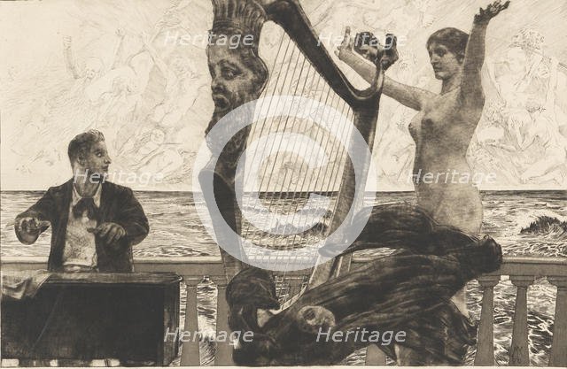 Opus XII, "Brahms Phantasy", 1894. Creator: Klinger, Max (1857-1920).