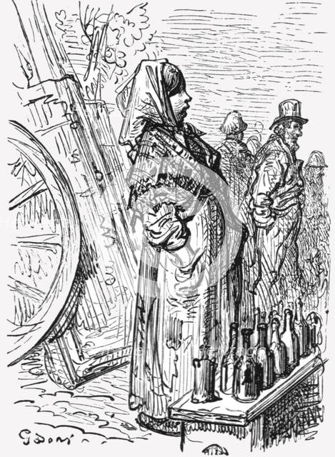 'Refreshments by the Way', 1872.  Creator: Gustave Doré.