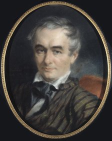 Portrait of the writer Prosper Mérimée (1803-1870), 1852. Creator: Rochard, Simon-Jacques (1788-1872).