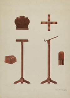 Lectern (Reading Stand), c. 1936. Creator: David P. Willoughby.