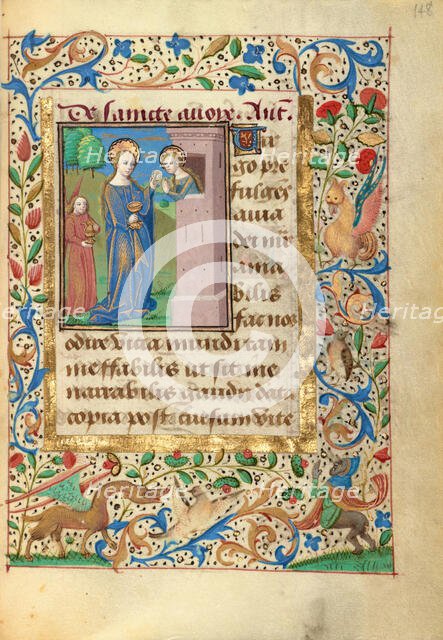 Saint Avia; Prayer Book of Charles the Bold, about 1480-1490. Creator: Unknown.