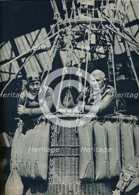 Ready to test instruments for use in the attempt on the word's height record in 1935 (c1937). Artist: Unknown.