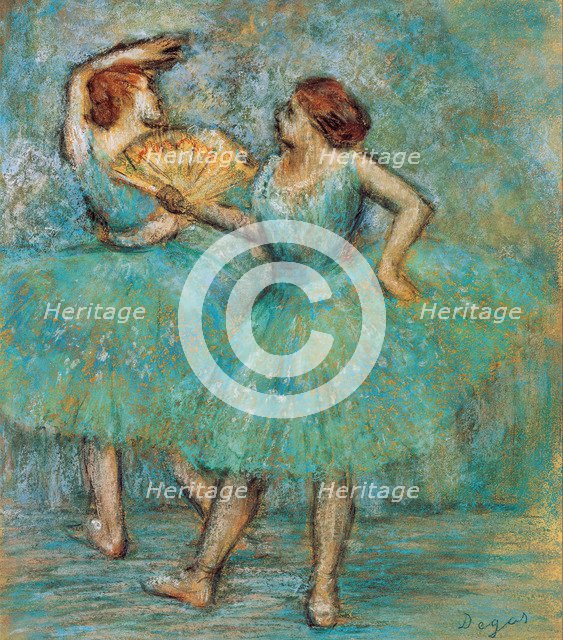 Two Dancers, c. 1905. Artist: Degas, Edgar (1834-1917)