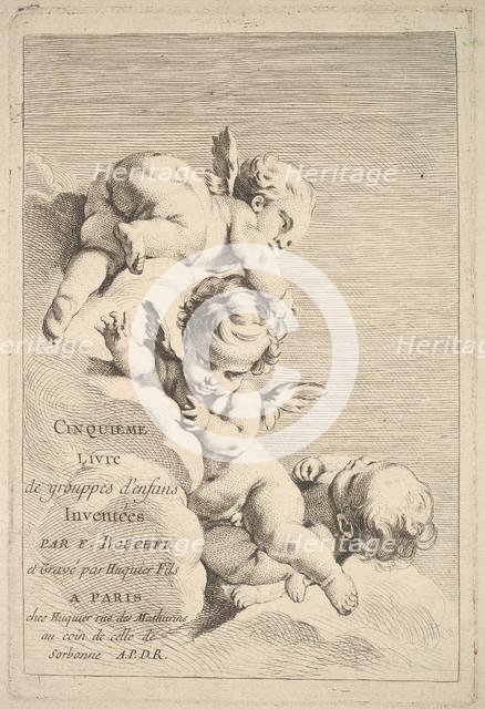 Frontispiece, mid to late 18th century. Creator: Jacques Gabriel Huquier.