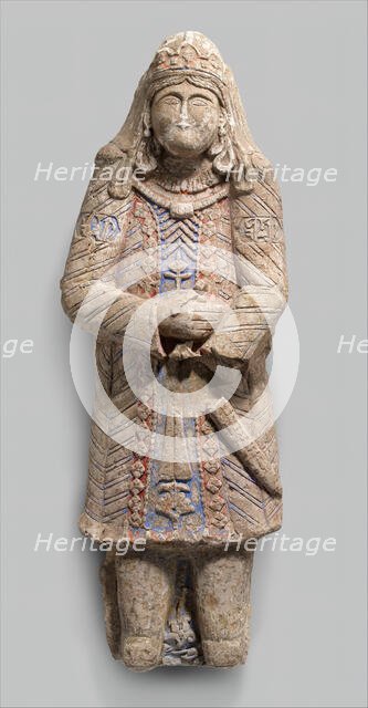 Standing Figure with Jeweled Headdress, Iran, 12th-early 13th century. Creator: Unknown.