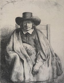 Clement de Jonghe, printseller, 1651. Creator: Rembrandt Harmensz van Rijn.