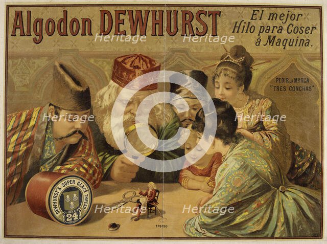 Dewhurst Sewing Thread, 1890. Creator: Anonymous.