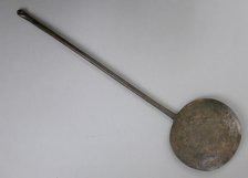 Long-Handled Spoon Inscribed in Arabic with Good Wishes, Iran, 11th century. Creator: Mahmud ibn Muhammad ibn Abi al-Hasan.