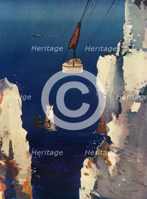 'Building a Lighthouse', c1930. Creator: Unknown.