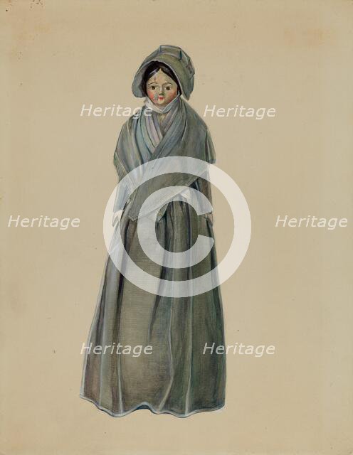 Doll, c. 1936. Creator: Mina Lowry.