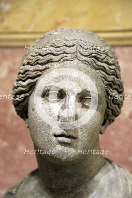 Head of Aphrodite, Goddess of Beauty and Love, 2nd century. Artist: Unknown