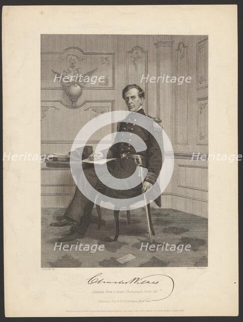 Charles Wilkes, 1864. Creator: Johnson, Fry & Co Publishers.