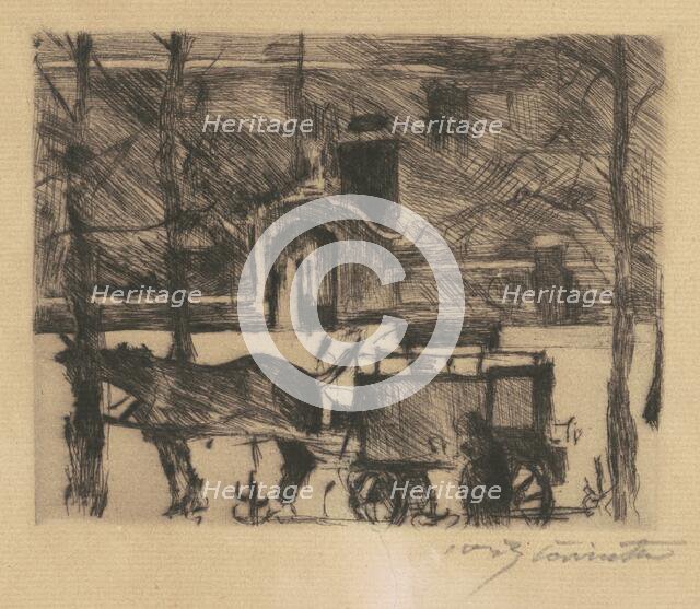 Milchwagen (Milk Wagon), 1916. Creator: Lovis Corinth.