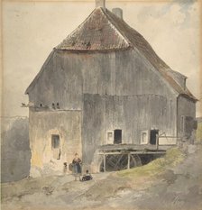 Watermill, ca. 1870. Creator: Ernst Erwin Oehme.