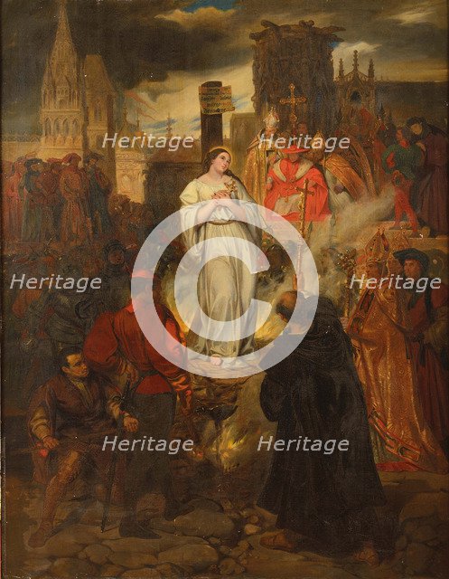 The death of Joan of Arc.