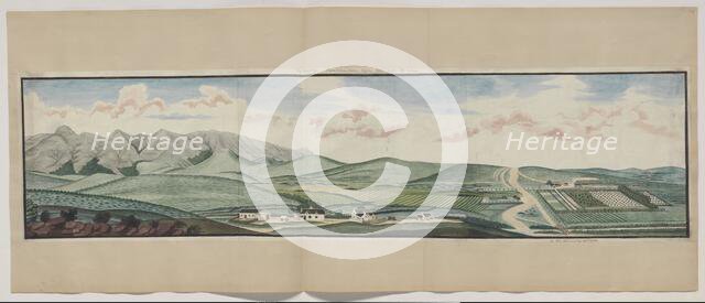 View of the Drostdy, 1777-1778. Creators: Robert Jacob Gordon, Johannes Schumacher.