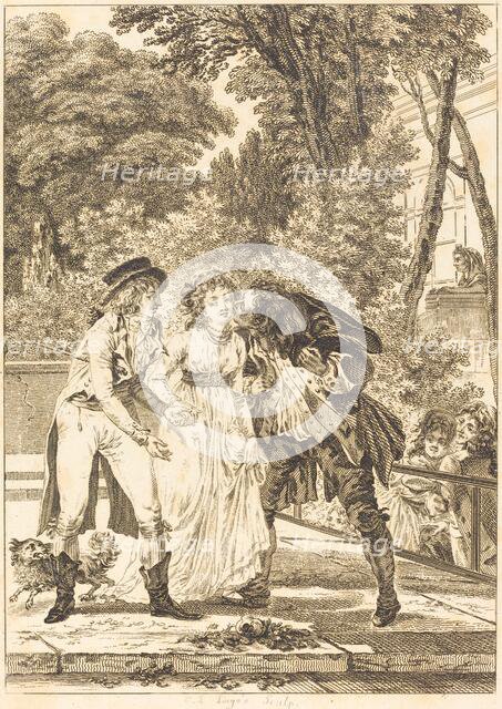 Le baiser rendu: Le baiser rendu. Creator: Charles Louis Lingée.