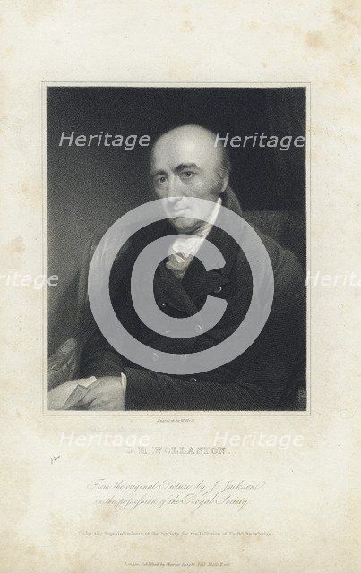William Hyde Wollaston, English chemist and physicist, early 19th century(?). Artist: Unknown