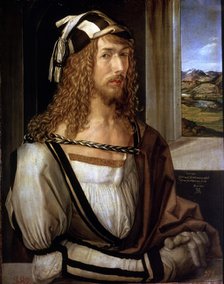 Self Portrait by Albrecht Dürer (1471 - 1528), Dutch painter.