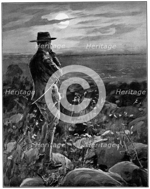 'The Wolf that Never Sleeps', 1899-1900.  Creator: Anon.