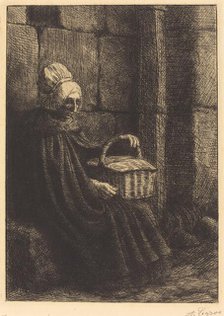 Peasant Woman of Boulogne (Paysanne des environs de Boulogne dite La femme au panier). Creator: Alphonse Legros.