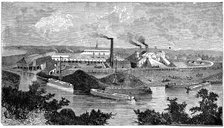 Phoenix Iron and Bridge Works, Phoenixville, Pennsylvania, USA, 1873. Artist: Unknown