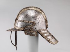 Helmet for a Harquebusier, British, London or Greenwich, ca. 1630-40. Creator: Royal Workshops at Greenwich.