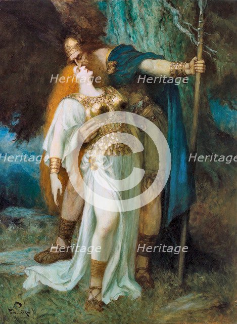 Wotan's farewell to Brunhilde. (Leb wohl, Du kühnes, herrliches Kind!).