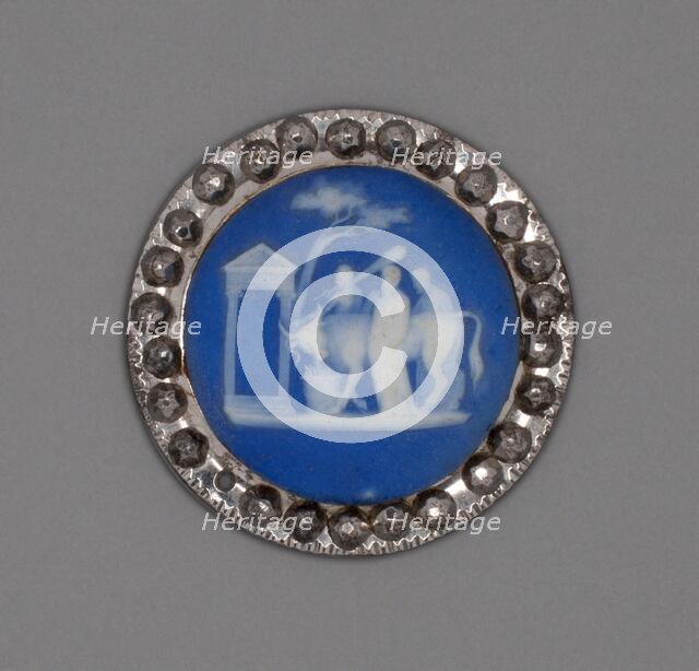 Button with Sacrifice of a Bull, Burslem, Late 18th century. Creator: Wedgwood.