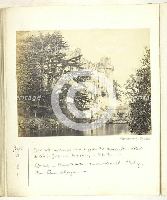 Untitled [Warwick Castle], 1868.  Creator: Georgina Cowper.