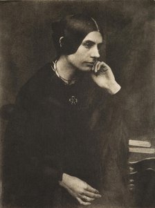 Lady in Black, between 1843 and 1847. Creator: David Octavius Hill.