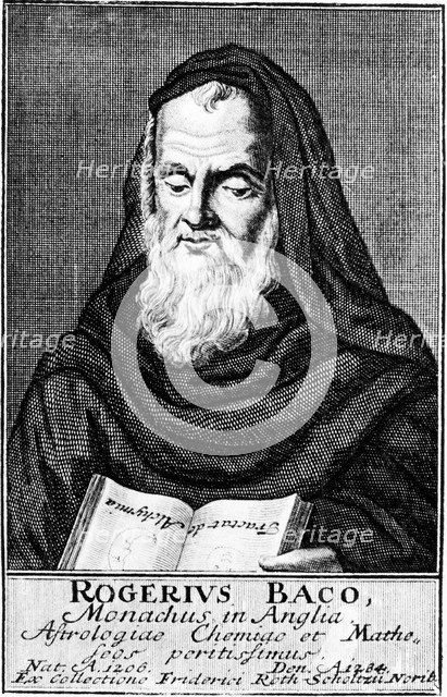 Roger Bacon, English experimental scientist, philosopher and Franciscan friar. Artist: Unknown