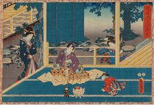 From the series Sono sugata yukari no utsushi-e (Magic Lantern Slides of That Romantic Purple Figure