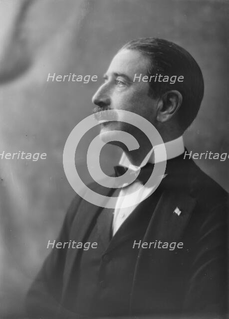 Mr. Foxhall Keene, portrait photograph, 1919 May 26. Creator: Arnold Genthe.