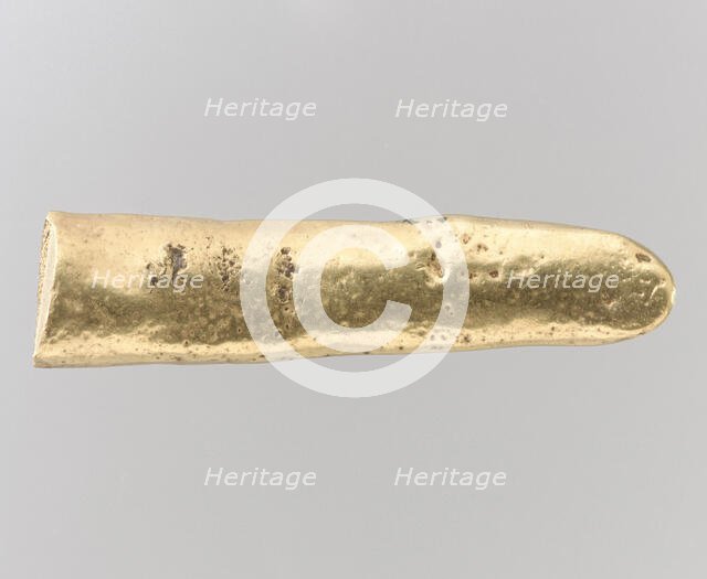 Fragment of a Gold Ingot, Avar, 700s. Creator: Unknown.