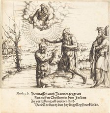 The Baptism of Christ, 1547. Creator: Augustin Hirschvogel.
