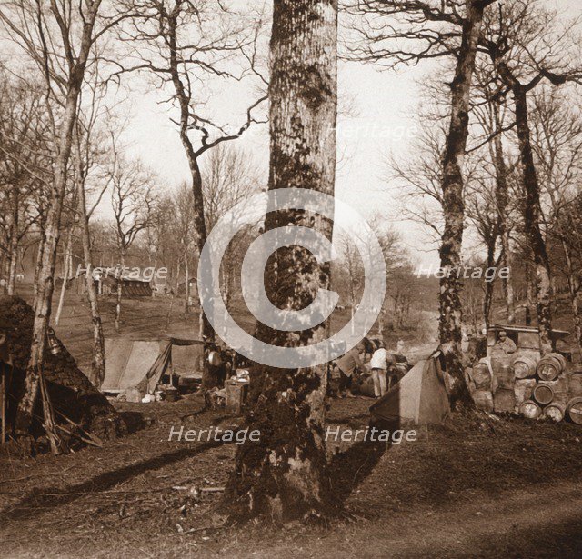 Camp, Genicourt, northern France, c1914-c1918. Artist: Unknown.