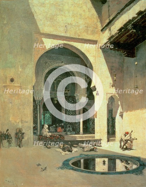 Court of the Alhambra', 1871, by Mariano Fortuny.