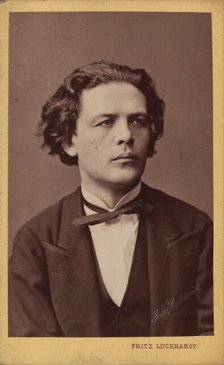 Portrait of the composer Anton Rubinstein (1829-1894), c. 1870. Creator: Luckhardt, Fritz (1843-1894).