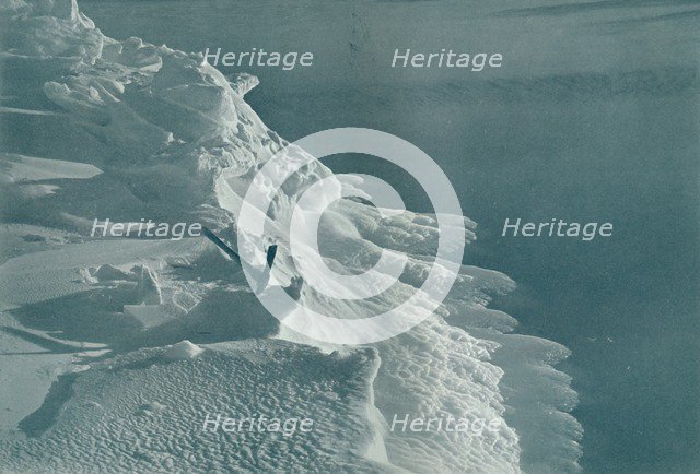 'Growing Ice-Foot, Cape Evans', c1911, (1913). Artist: Frank Debenham.