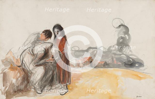 The Germans Have Gone Away, fourth quarter 1800s or first third 1900s. Creator: Jean Louis Forain (French, 1852-1931).