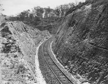Toowoomba Range train track between Murphy's Creek and Highfields, c1894. Creator: Poul C Poulsen.