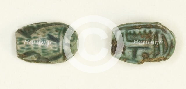 Scaraboid: Fish, Egypt, New Kingdom, Dynasties 18-19 (about 1550-1186 BCE). Creator: Unknown.