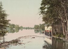The Lake at Mt. Holyoke College, South Hadley, c1900. Creator: Unknown.