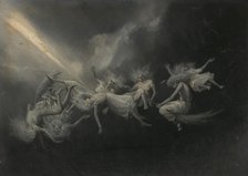 Lightning Struck a Flock of Witches, mid-late 19th century. Creator: William Holbrook Beard.