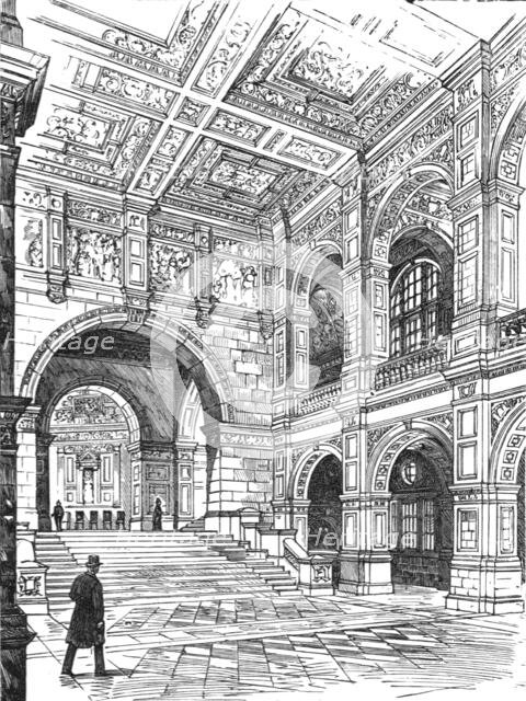 ''The Imperial Institute of the United Kingdom , The Colonies, and India; Grand Staircase to Recepti Creator: Unknown.